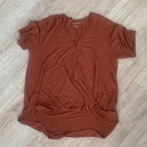 American eagle tee crossover top